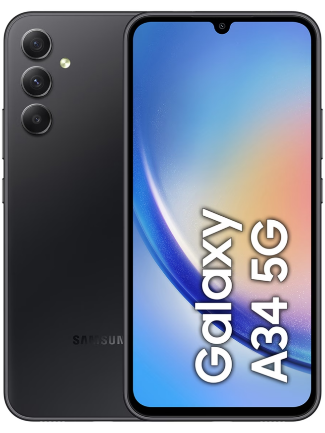 SAMSUNG A34 5G 128GB | RAM. 6GB | PANTALLA SUPER AMOLED | 6.6” | OCTACORE | CAMARA 48 MP + 5MP